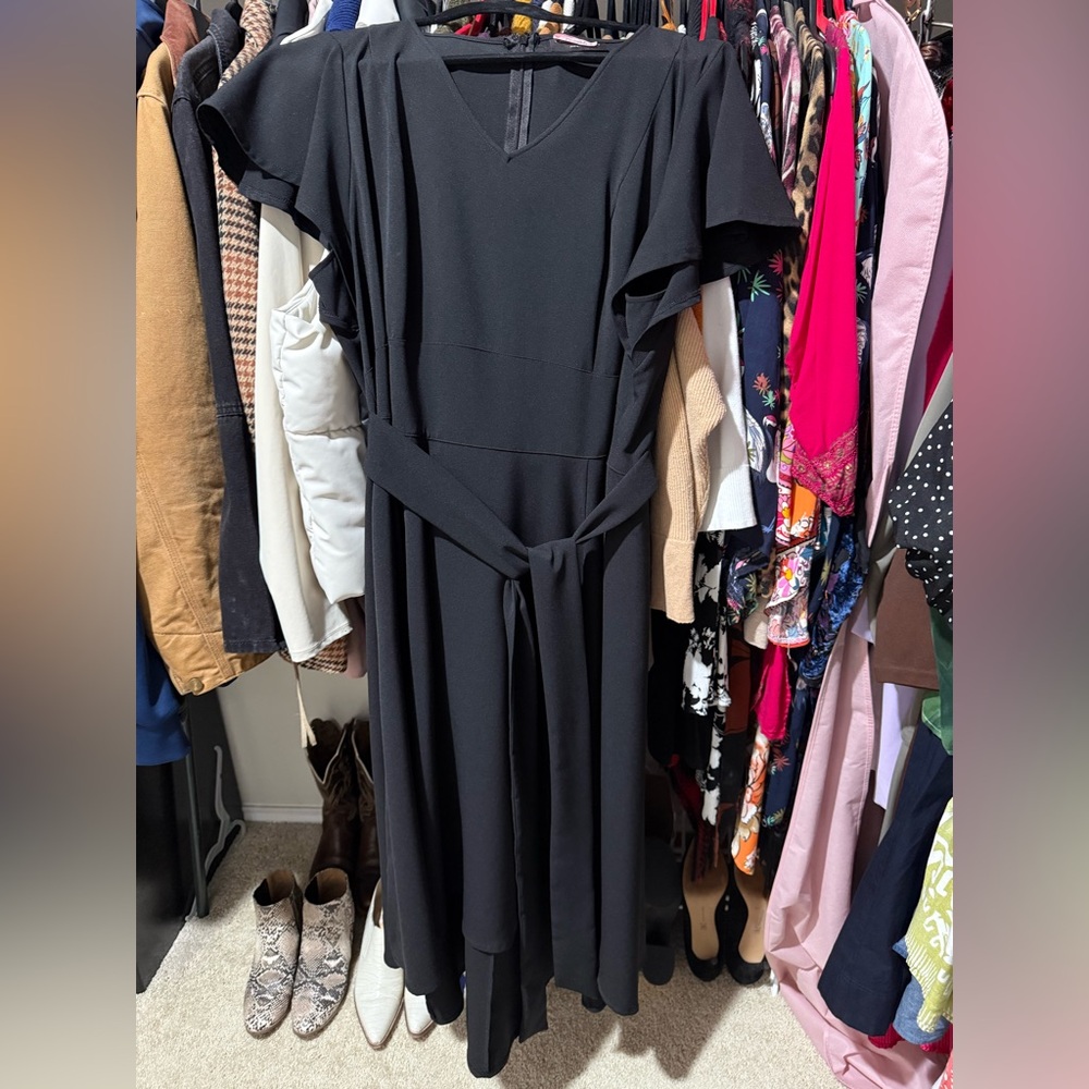 Lane Bryant Elegant Black Dress